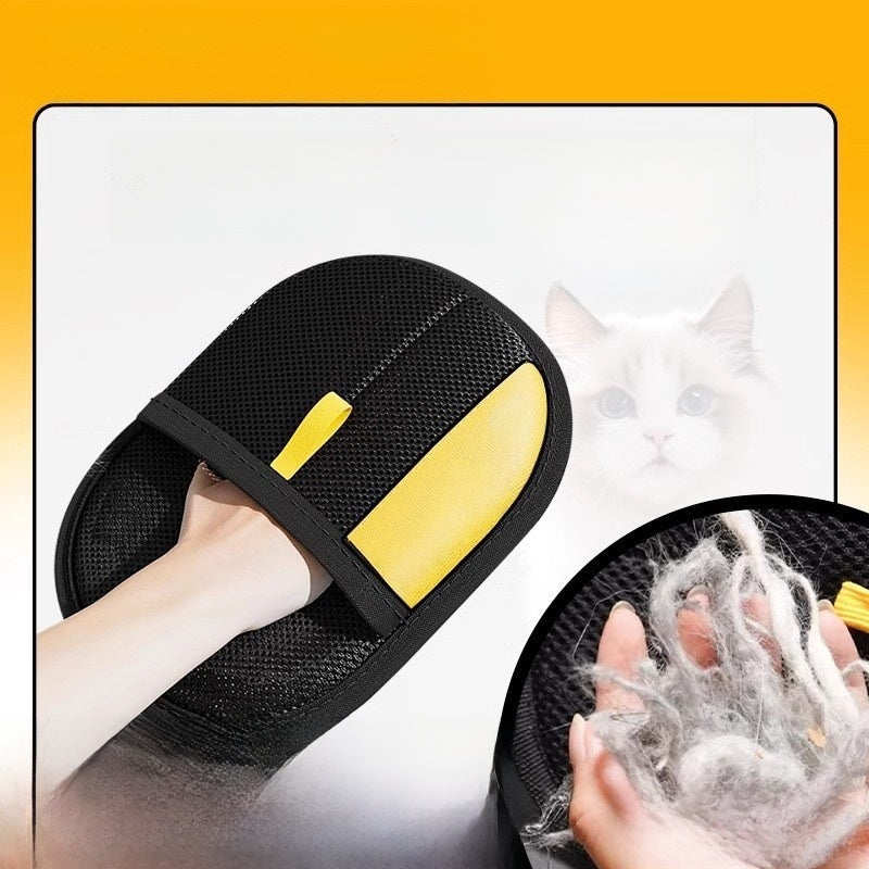 Anti-Static Pet Hair Remover Glove for Clothes & Furniture